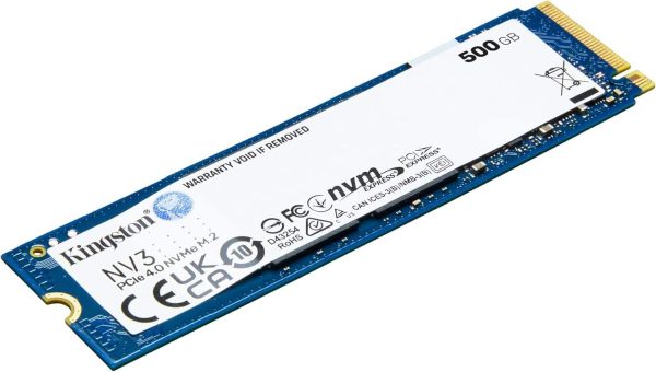 Kingston NV3 SSD 500GB PCIe 4.0 NVMe M.2 2280 Blue-1