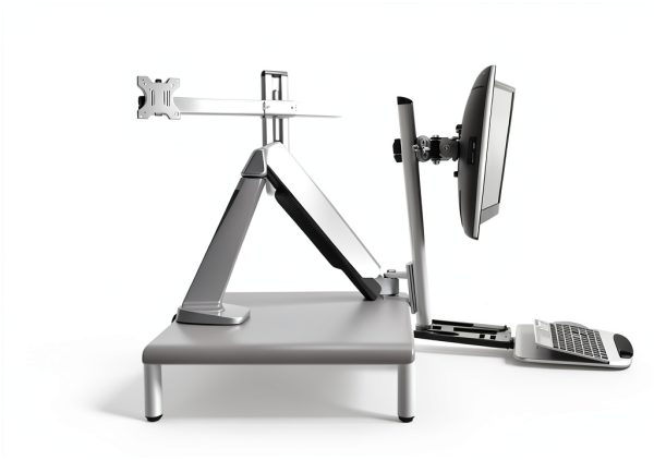 Pavo Dual Monitor Stand Up Desk Converter Ergonomic-11