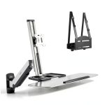 Pavo Wall Mount Sit Stand Monitor Arm Ergonomic Workstation-0