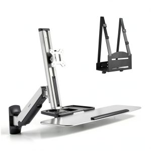 Pavo Wall Mount Sit Stand Monitor Arm Ergonomic Workstation-0