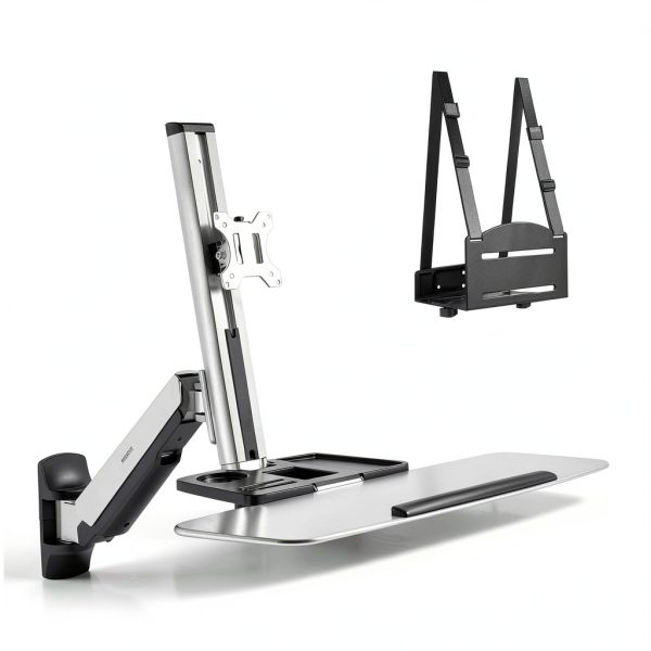 Pavo Wall Mount Sit Stand Monitor Arm Ergonomic Workstation-0