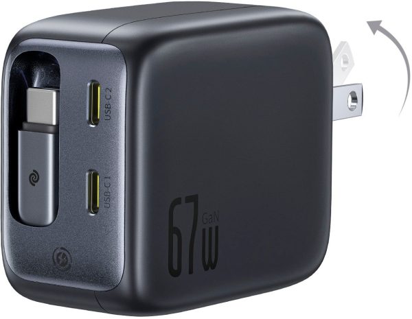BPS 3 Port Fast Charger AI Power Foldable Travel Adapter-0