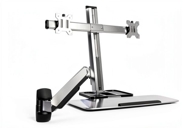 Pavo Dual Monitor Workstation Ergonomic Height Adjustable-4