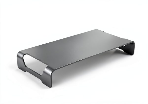 Aluminum Monitor Stand Ergonomic Riser Desk Storage-7