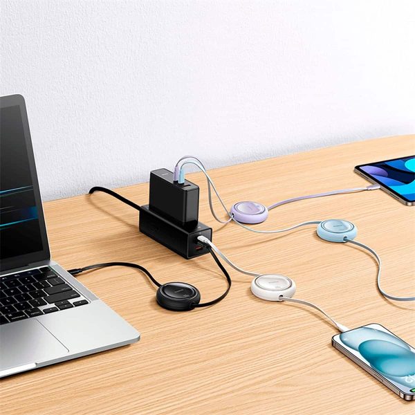 Free2Pull 100W PD Retractable Cable Fast Charging Data Sync-5