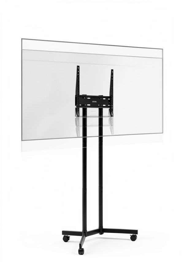 Pavo Universal Rolling TV Stand Steel Mobile Mount-4