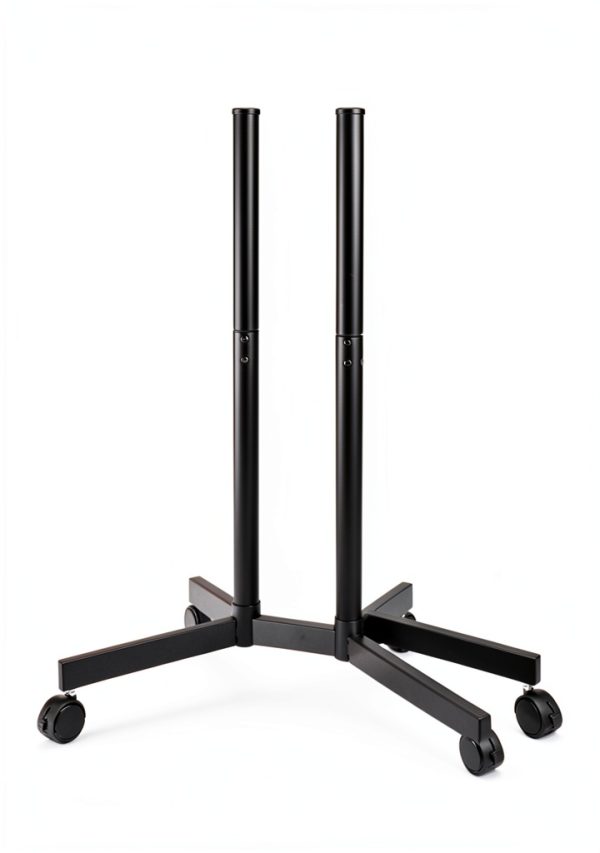 Pavo Universal Rolling TV Stand Steel Mobile Mount-3
