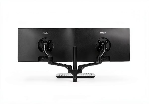 MSI PRO MT81D Dual Monitor Stand Aluminum Black 3-Year-2