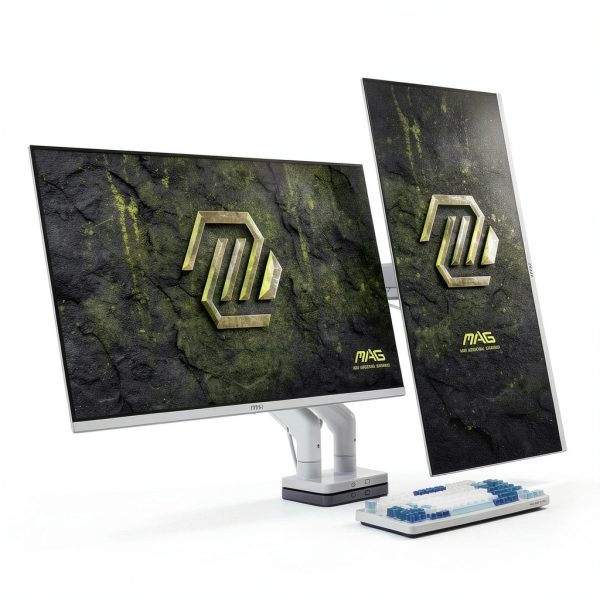 MSI Dual Monitor Stand Heavy Duty VESA Compatible Adjustable-2