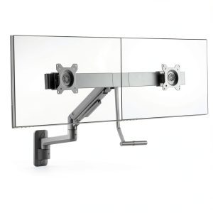 Mount-It Dual Monitor Wall Mount Gas Spring Crossbar-0