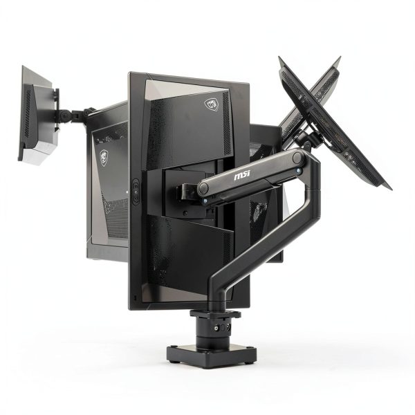 MSI MAG MT201 Monitor Stand Arm Heavy Duty VESA Compatible-3