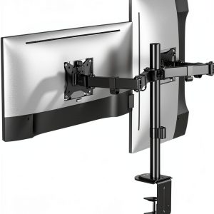 ACGAM Dual Monitor Arm Steel Mount VESA 100x75 Ergonomic-0