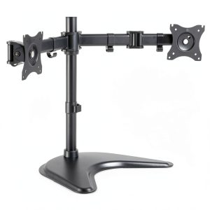 Pavo Dual Monitor Arm Freestanding Steel Base Ergonomic-0