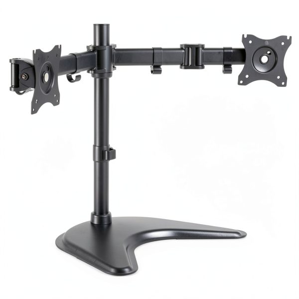 Pavo Dual Monitor Arm Freestanding Steel Base Ergonomic-0