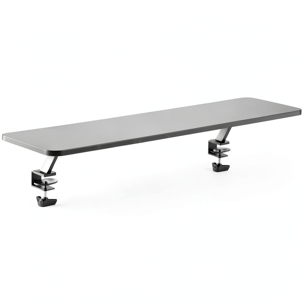 Installing Pavo Monitor Stand Clamp Design Eye Level Support on a wooden desk