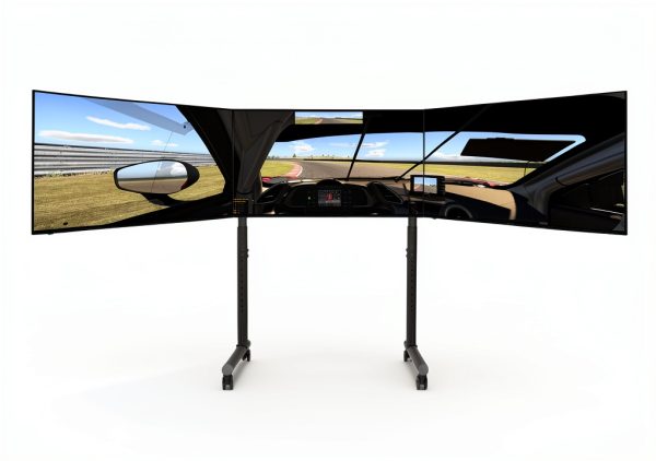 Next Level Racing Triple Monitor Stand Rigid Carbon Steel-1