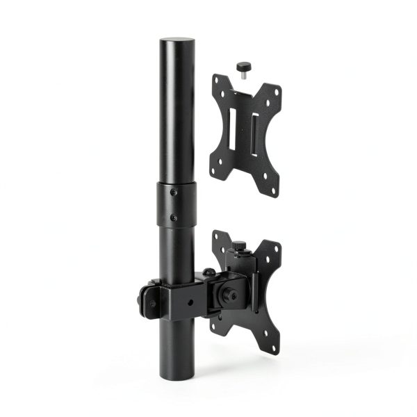 MI-1768 Vertical Dual Monitor Stand Space Saving Full Motion-2