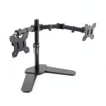 Cables Direct Dual Monitor Stand Heavy Duty Freestanding-0