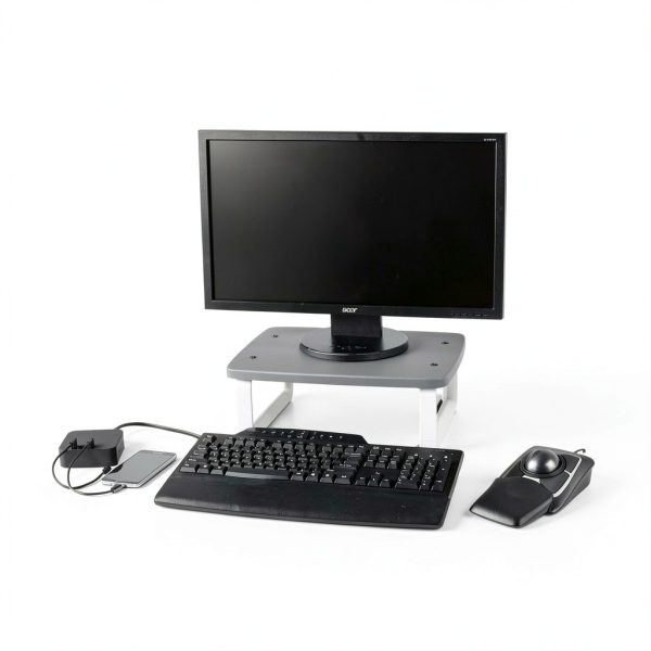 Kensington Monitor Stand Ergonomic Height Adjustable Office-8