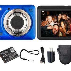 Kodak PIXPRO FZ55 Digital Camera Bundle 16MP 5x Zoom-0