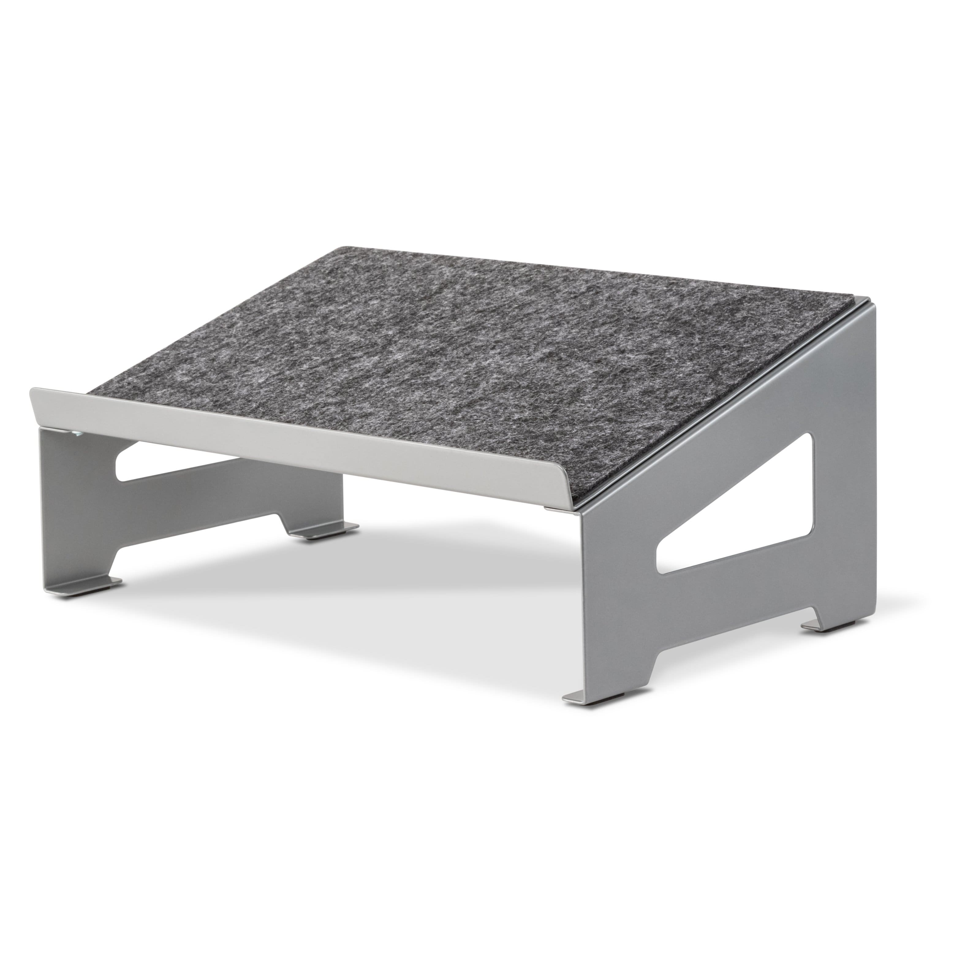 TechStyle Steel Laptop Stand on a modern desk
