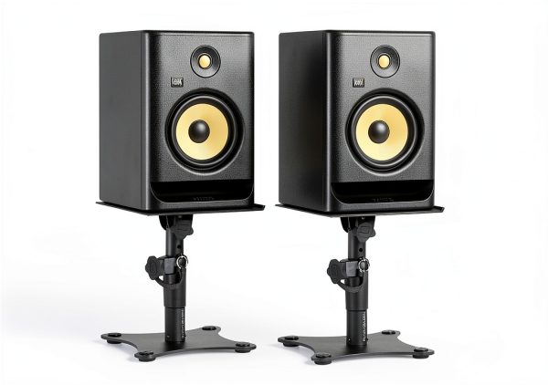 Gator Frameworks Studio Monitor Stands Adjustable Desktop-1