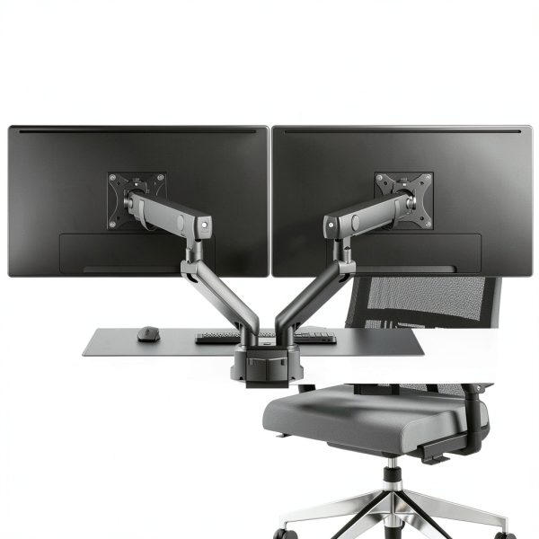 Amer Mounts HYDRA2B Dual Monitor Arm Heavy Duty Spring-5