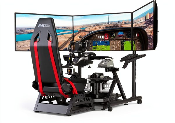 Next Level Racing Triple Monitor Stand Rigid Carbon Steel-3
