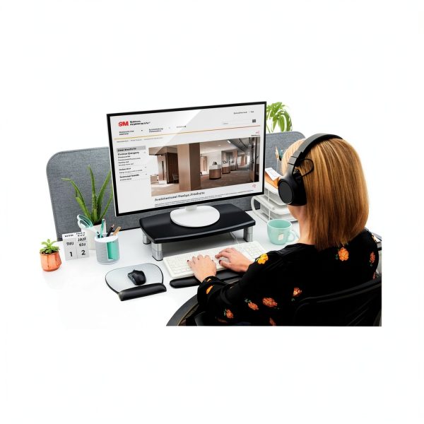 3M Adjustable Monitor Stand Ergonomic Height Stacking-6