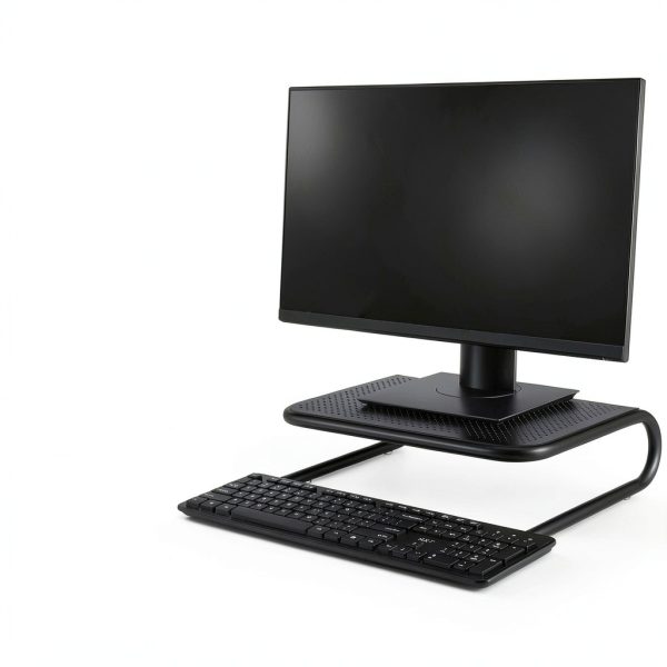 Staples TECH Steel Monitor Stand Ergonomic Storage Durable-1