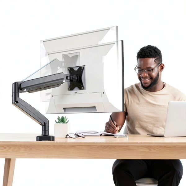 JTSA101 Gas Spring Monitor Arm Ergonomic Desk Mount-7