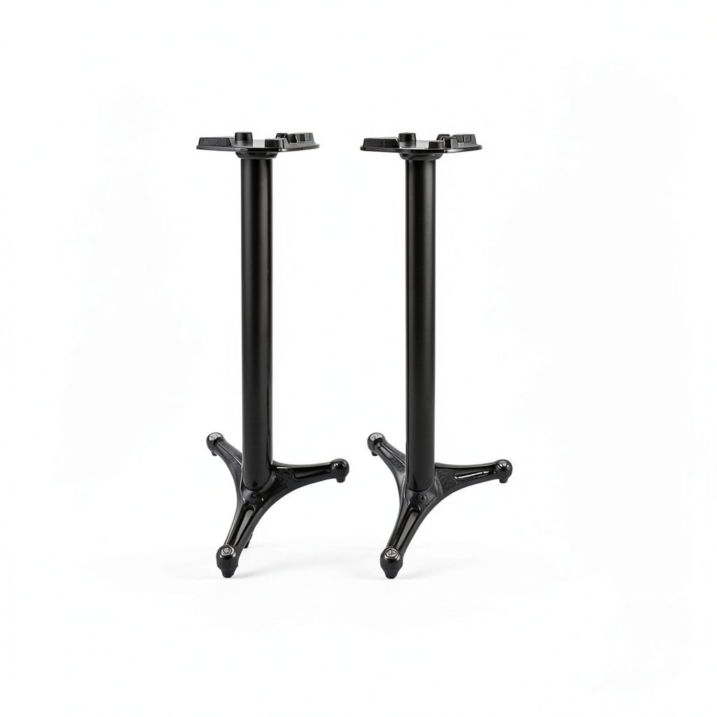 Ultimate Support MS-90 Column Stand in a studio setting