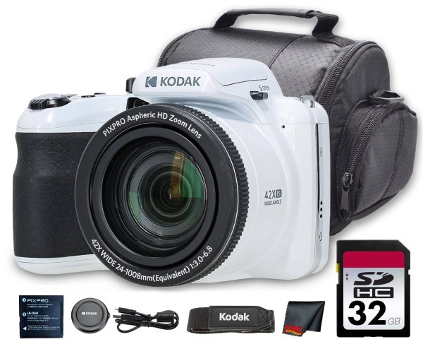 Kodak PIXPRO AZ425 Digital Camera 42x Zoom 20MP White-0