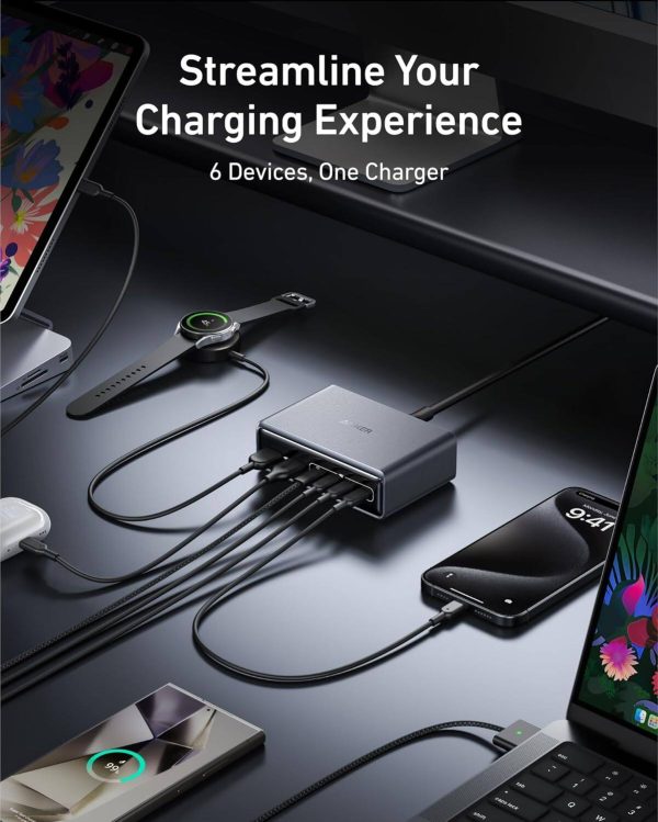 Anker Prime 200W GaN Charging Station 6 Port Fast Charger-3