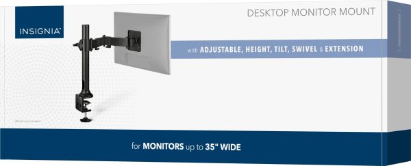 Insignia Monitor Mount 35 Inch Adjustable Desk Mount-4