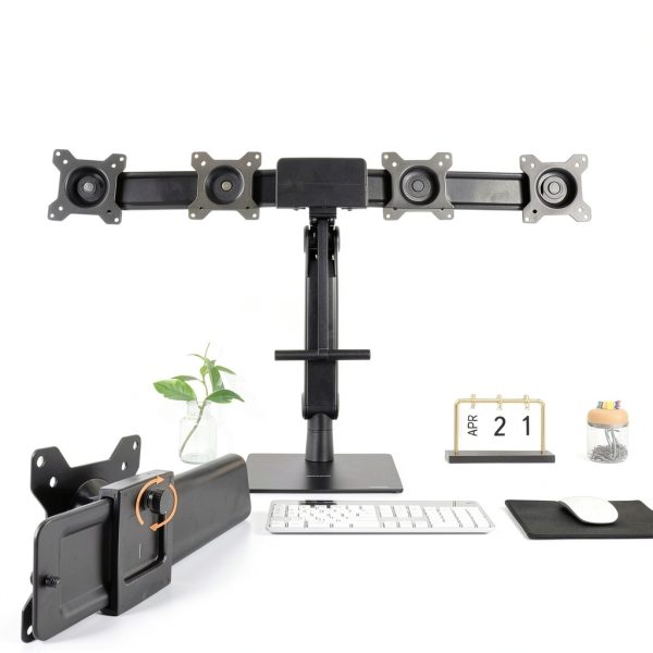 Pavo Dual Monitor Arm Stand Height Adjustable Ergonomic-5