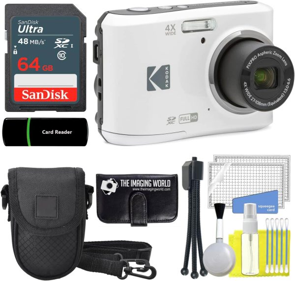 Kodak Pixpro FZ45 Digital Camera Bundle 16MP 4X Zoom-0
