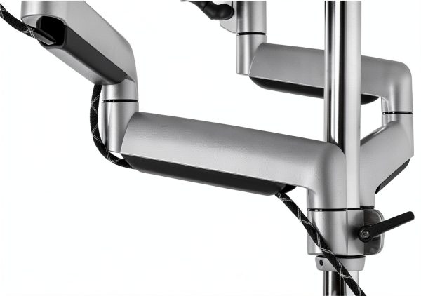 Mount-It Triple Monitor Desk Mount Ergonomic Adjustable USB-4