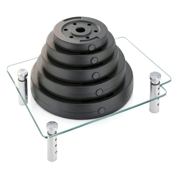 KKToner Glass Monitor Stand Height Adjustable Home Office-2