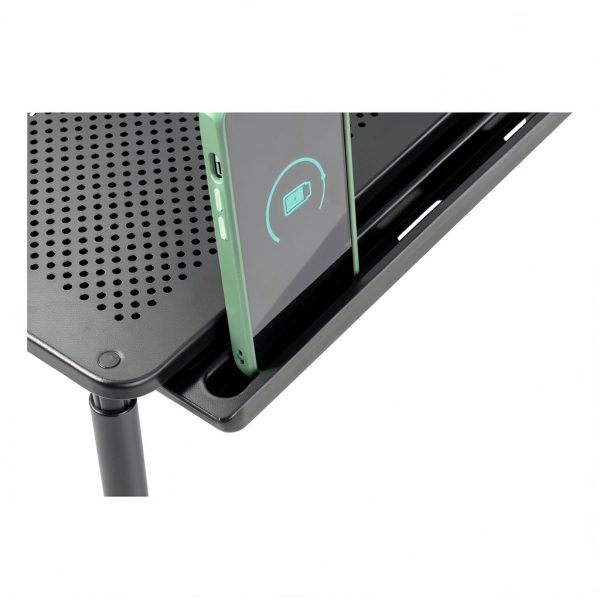 Allsop Metal Monitor Stand Tri Level Ergonomic Storage-8