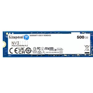 Kingston NV3 SSD 500GB PCIe 4.0 NVMe M.2 2280 Blue-0