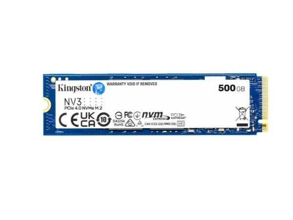 Kingston NV3 SSD 500GB PCIe 4.0 NVMe M.2 2280 Blue-0