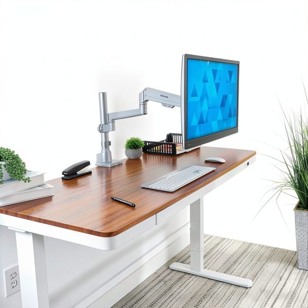 Pavo Full Motion Monitor Desk Mount Ergonomic Gas Spring Arm-3