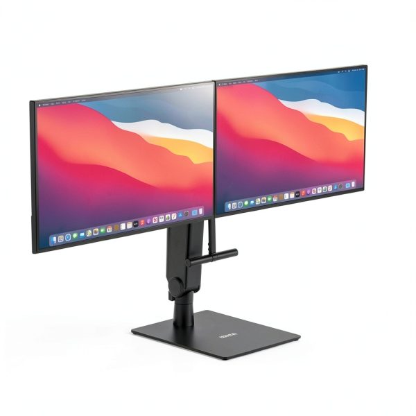 Pavo Dual Monitor Arm Stand Height Adjustable Ergonomic-7