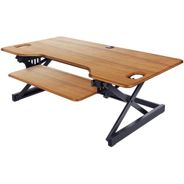 Rocelco Ergonomic Keyboard Tray Sit Stand Desk Riser-8