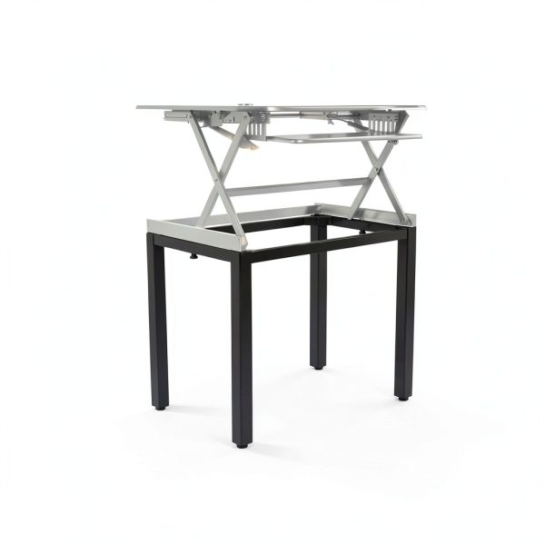 Rocelco Standing Desk Legs Convert Desk Riser Adjustable-1