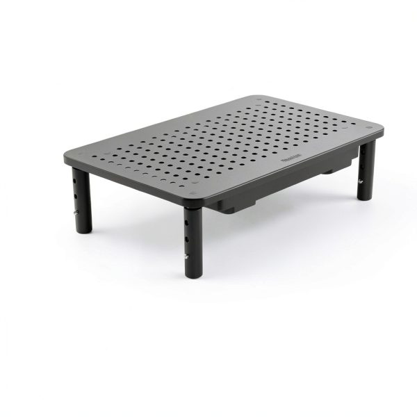 Staples TECH Adjustable Ergonomic Monitor Stand with Drawer-2