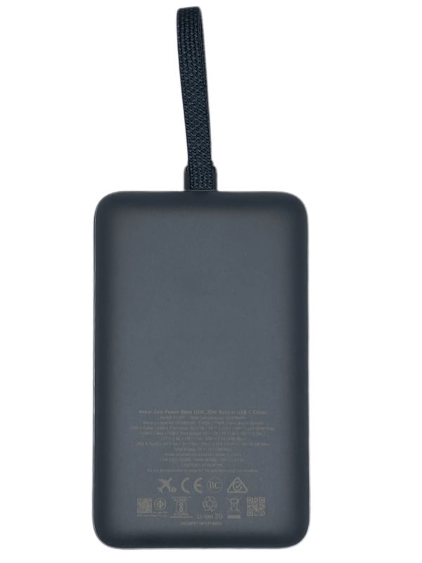 Anker Power Bank 20000mAh Built in USB C Cable Black-2