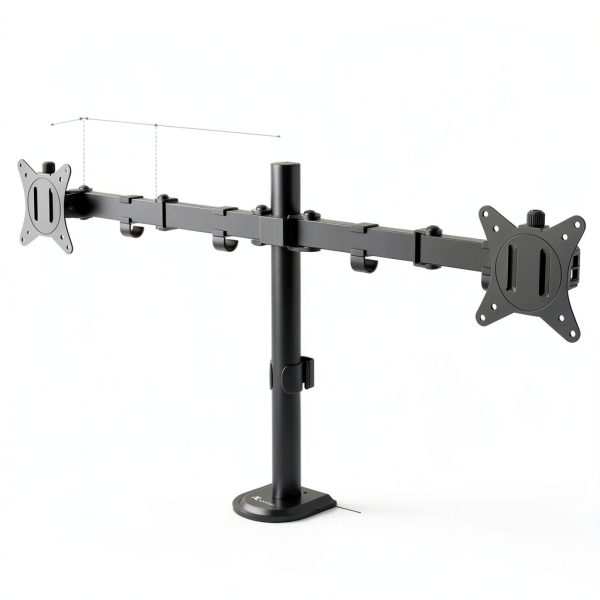 ACGAM Dual Monitor Arm Steel Mount VESA 100x75 Ergonomic-7