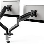 Pavo Dual Monitor Stand Height Adjustable Ergonomic Desk-0
